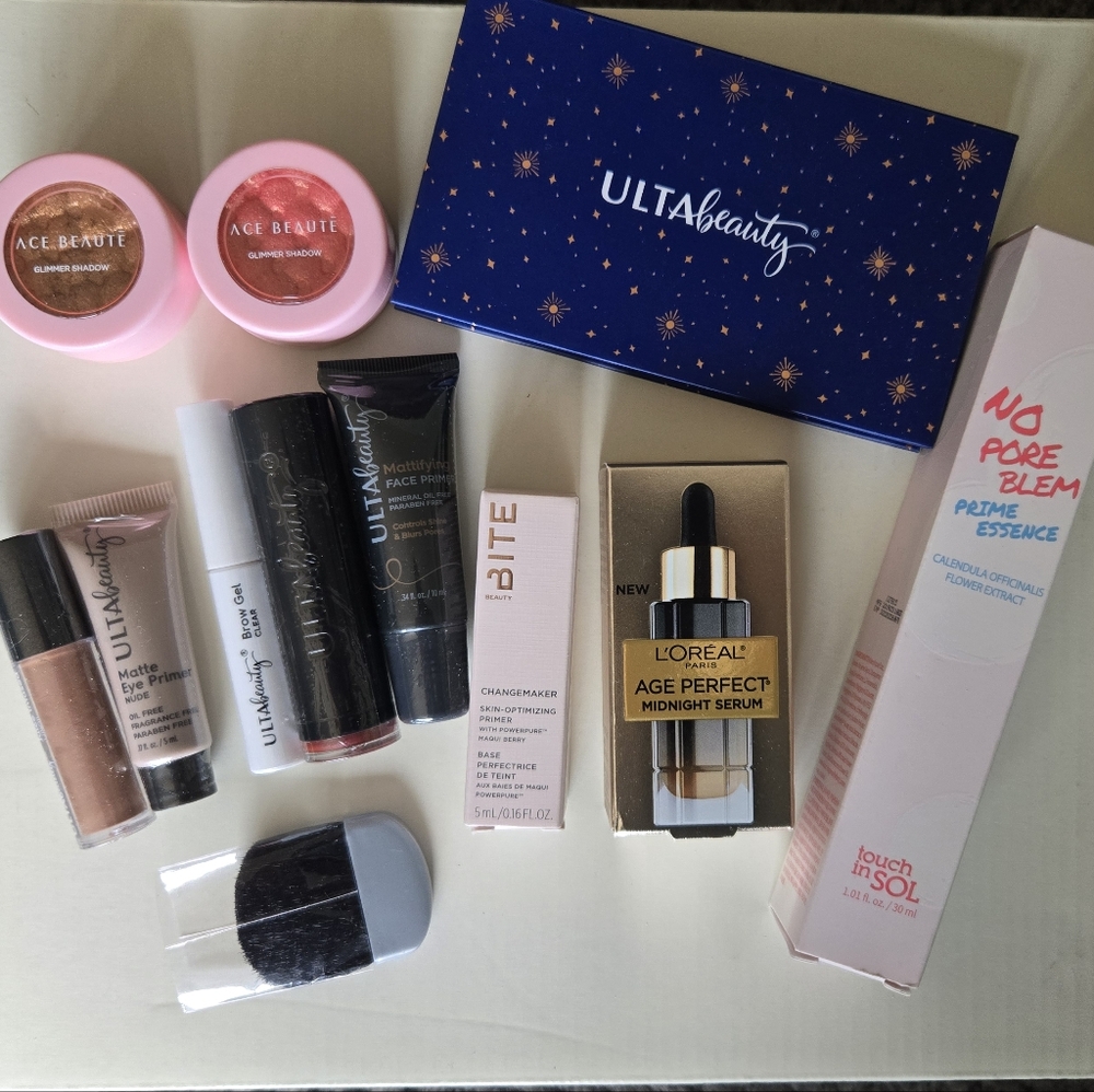 New Touch In SOL, Bite Beauty, ULTA Beauty, Ace Beaute, & L'oreal 12 Pc. Set